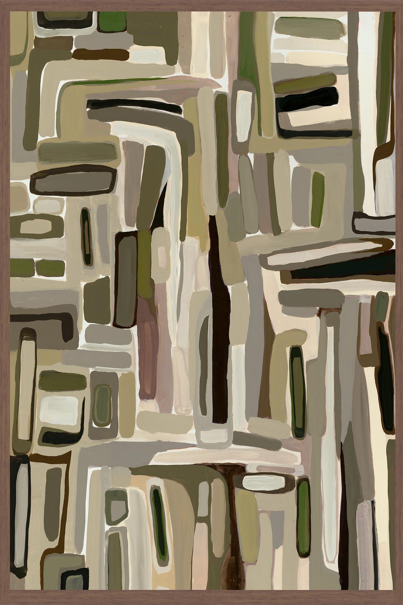 Baha - Painting 48 x 72 By Buddy Whitlock - Walnut