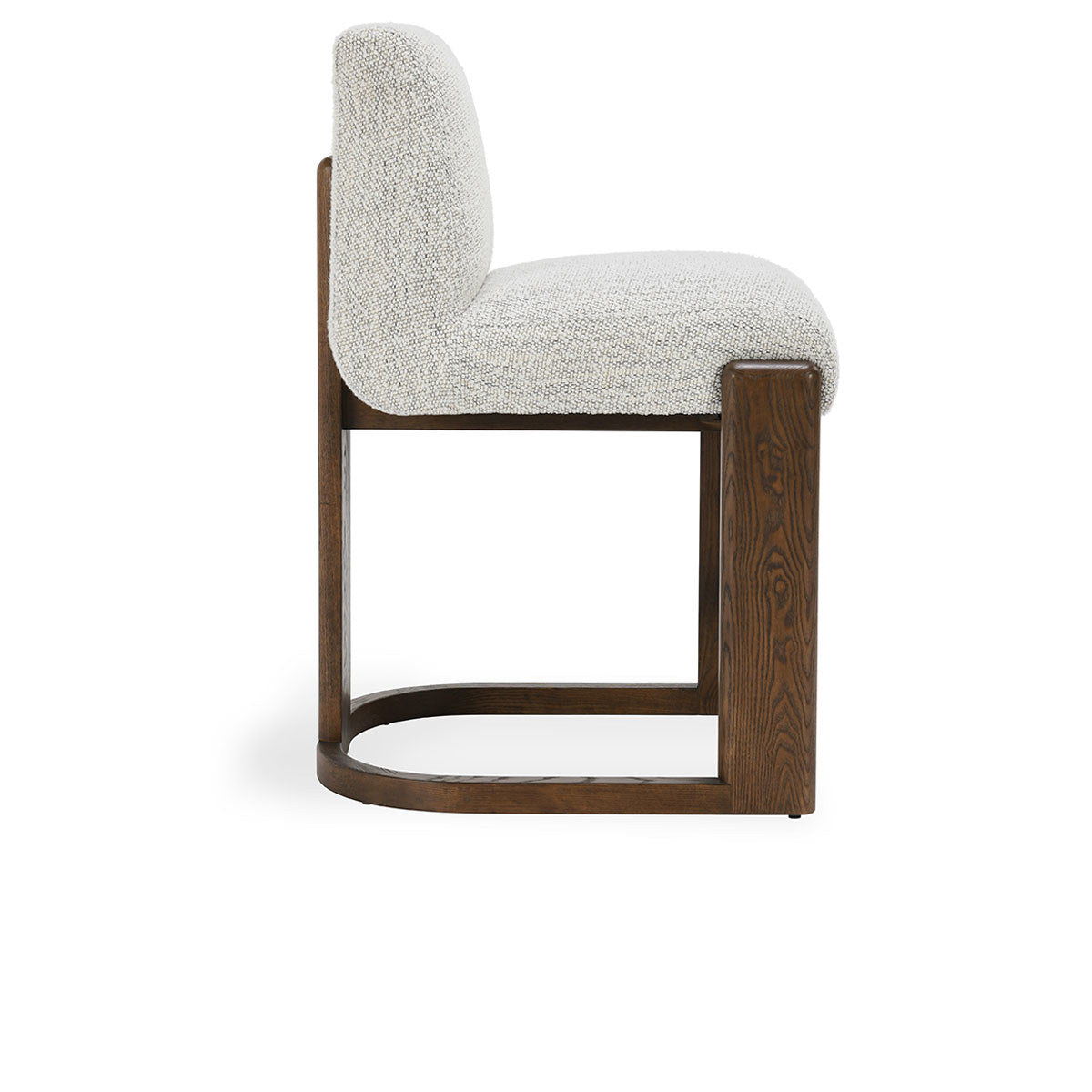 Chelsea - Upholstered/Wood Counter Stool - Pixel Ivory