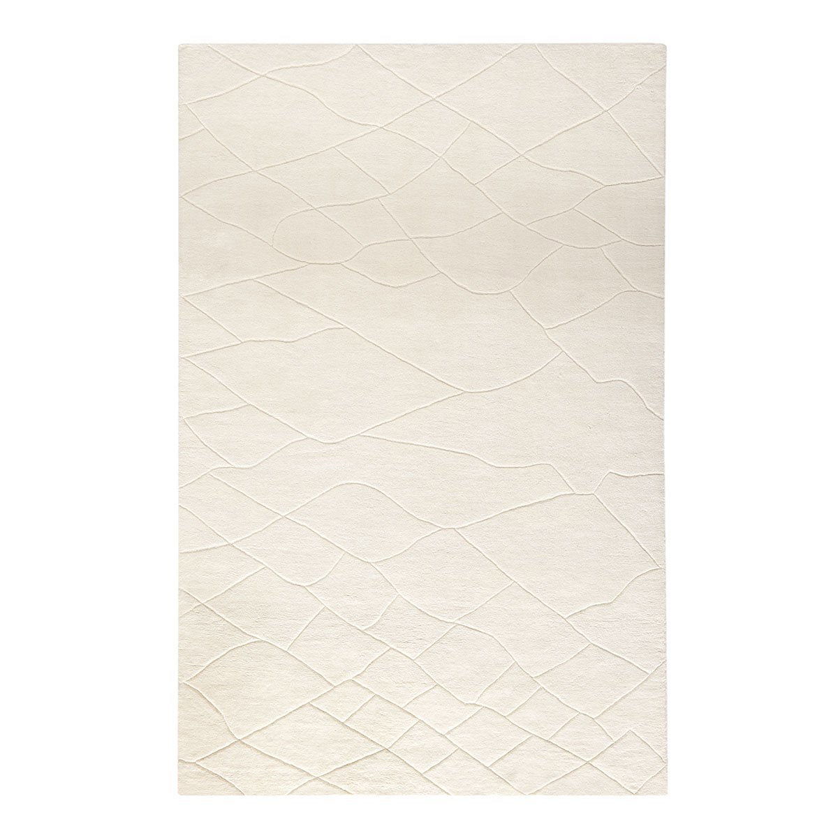 Renewed - Lucerne Wool Area Rugs - Ivory/White