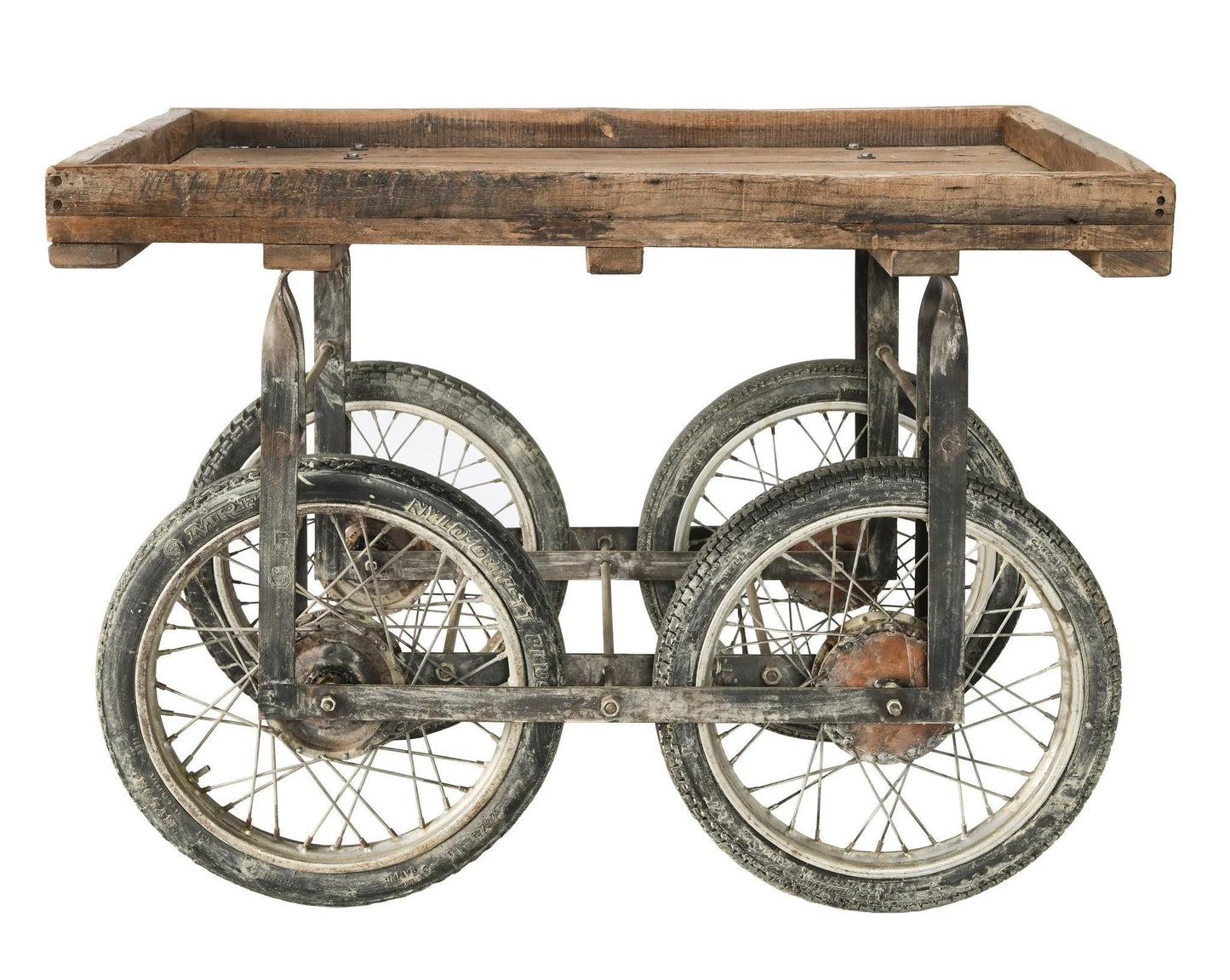 Wd Cart On Wheel - Natural