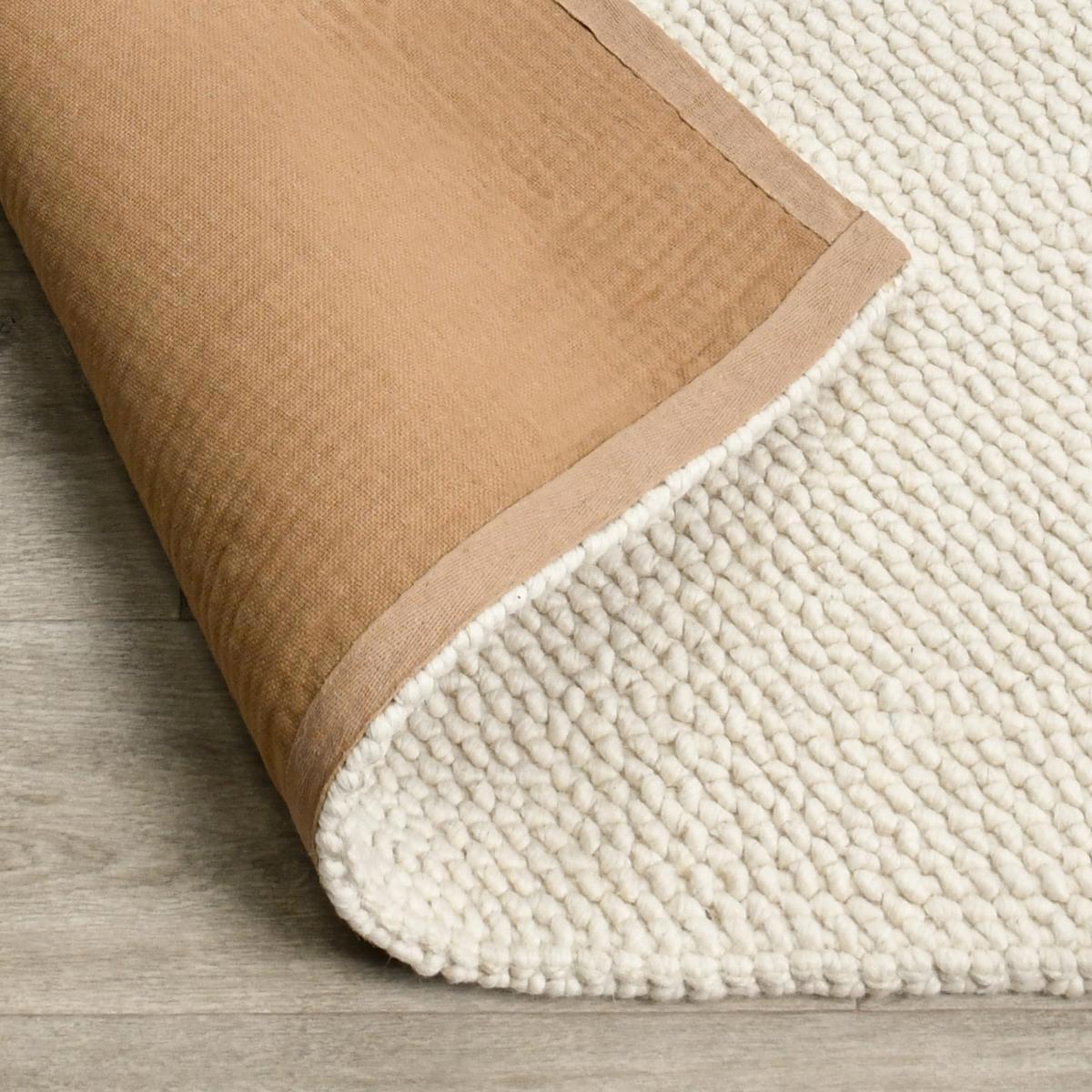 Radiant Oasis - 1' x 1' Swatch Cosi Wool/Jute Rug - Ivory