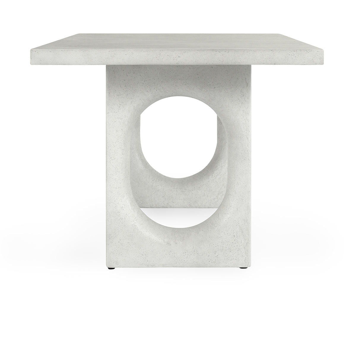 Lange - Outdoor Concrete Dining Table - Ivory