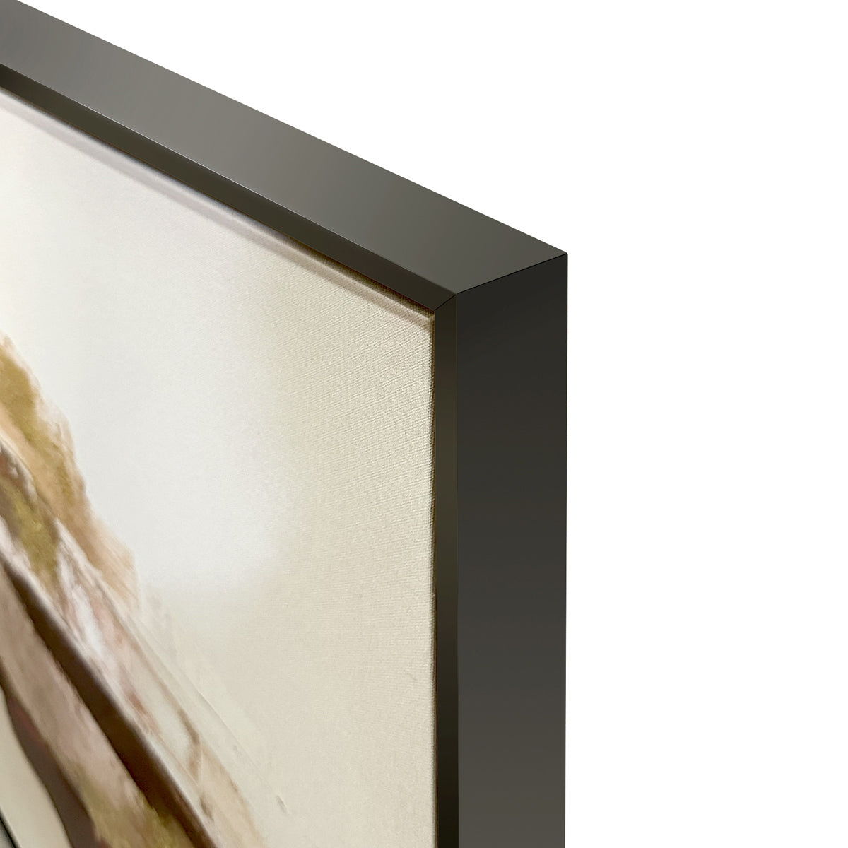 Maverick - Canvas Triptych - Beige & Dark Gray