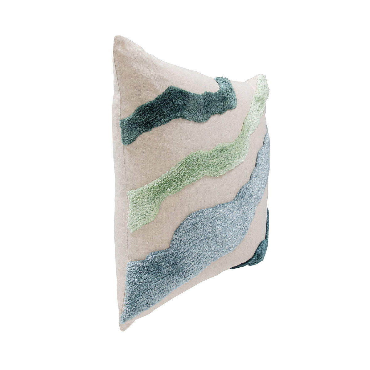 Equilibrium - Inertia Pillow 22' x 22' - Blue Multi