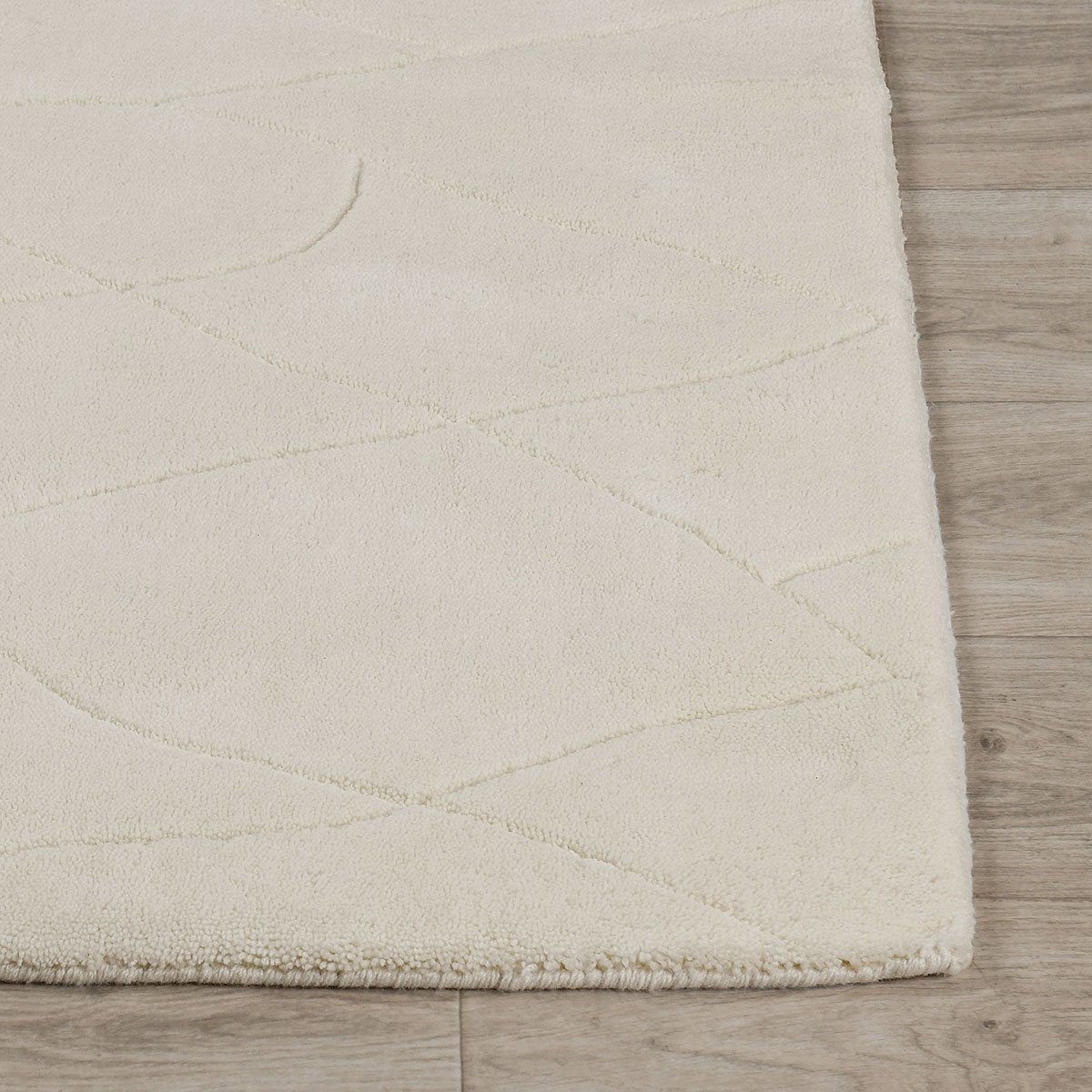 Renewed - Lucerne Wool Area Rugs - Ivory/White