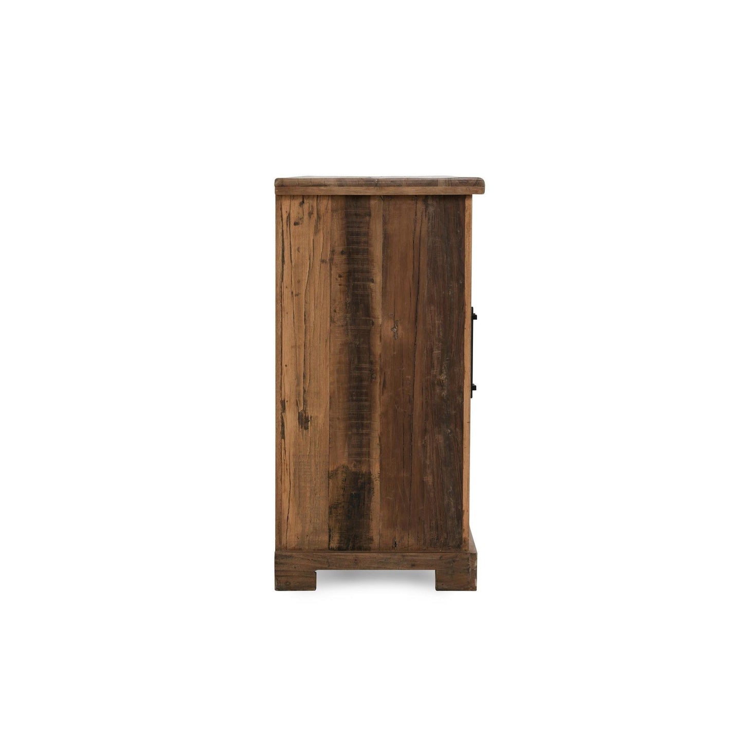 Zion - Reclaimed Wood 4 Door Cabinet - Natural