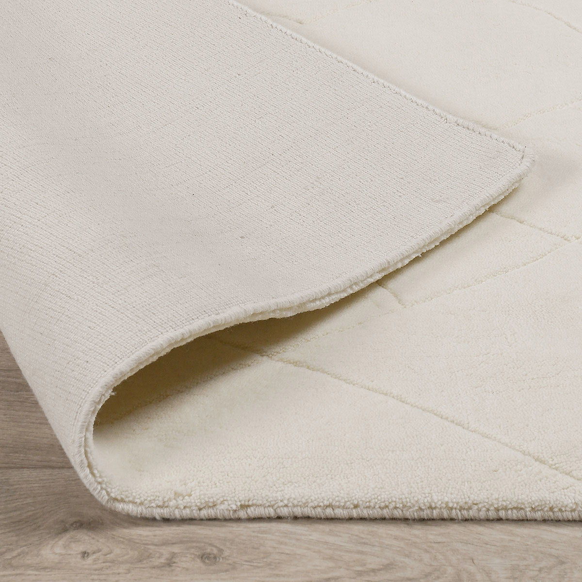 Renewed - Lucerne Wool Area Rugs - Ivory/White