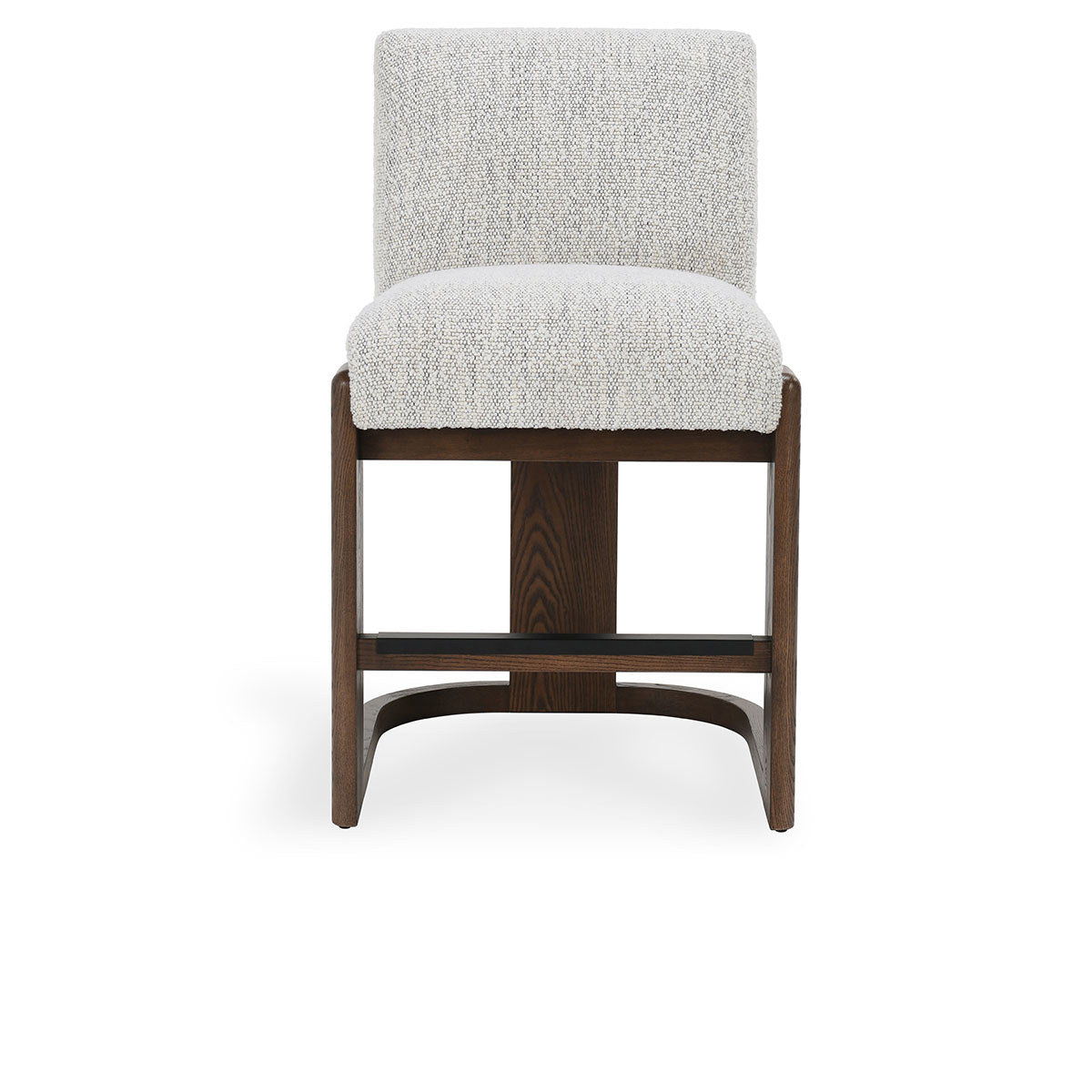 Chelsea - Upholstered/Wood Counter Stool - Pixel Ivory