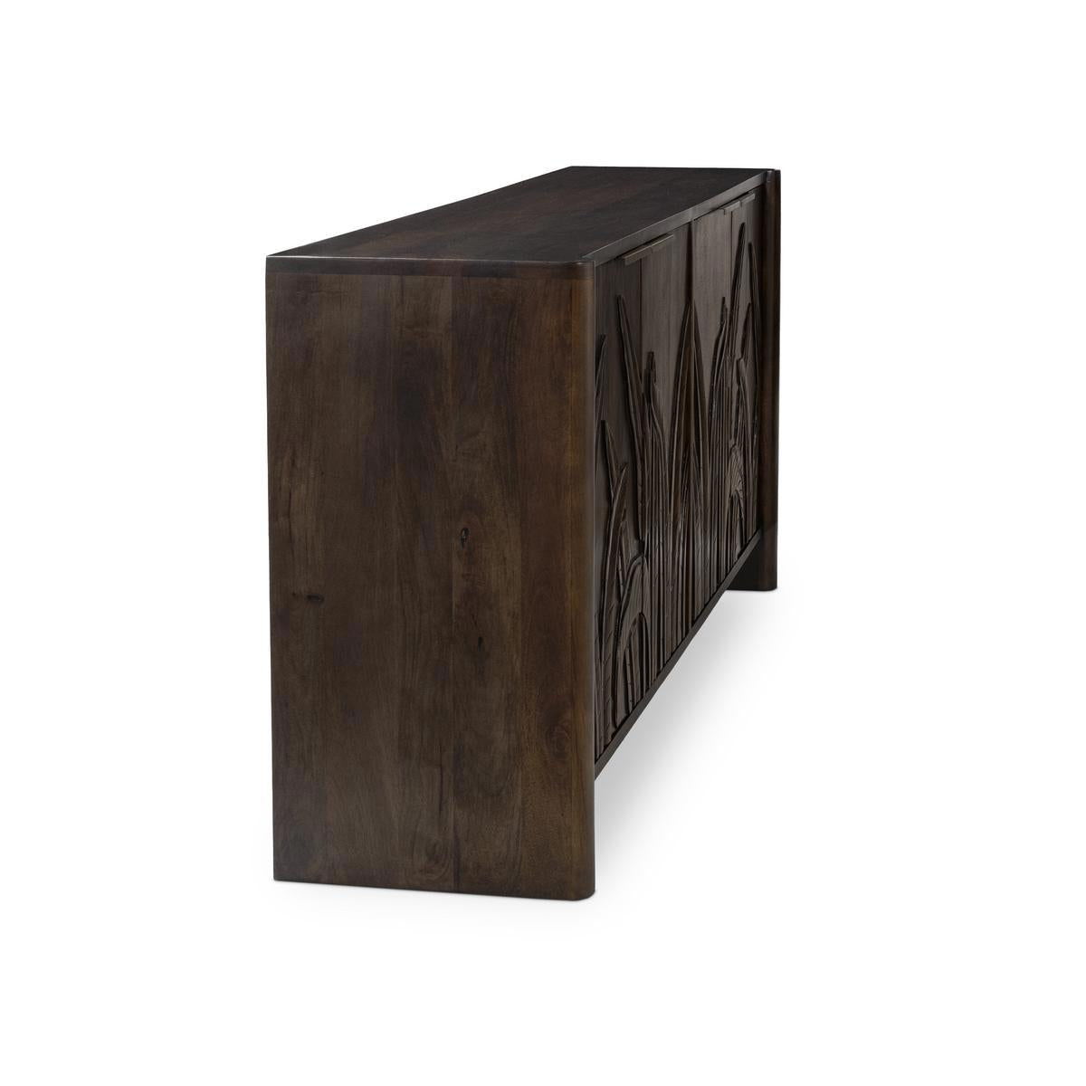 Ledro - Wood 4 Door Buffet