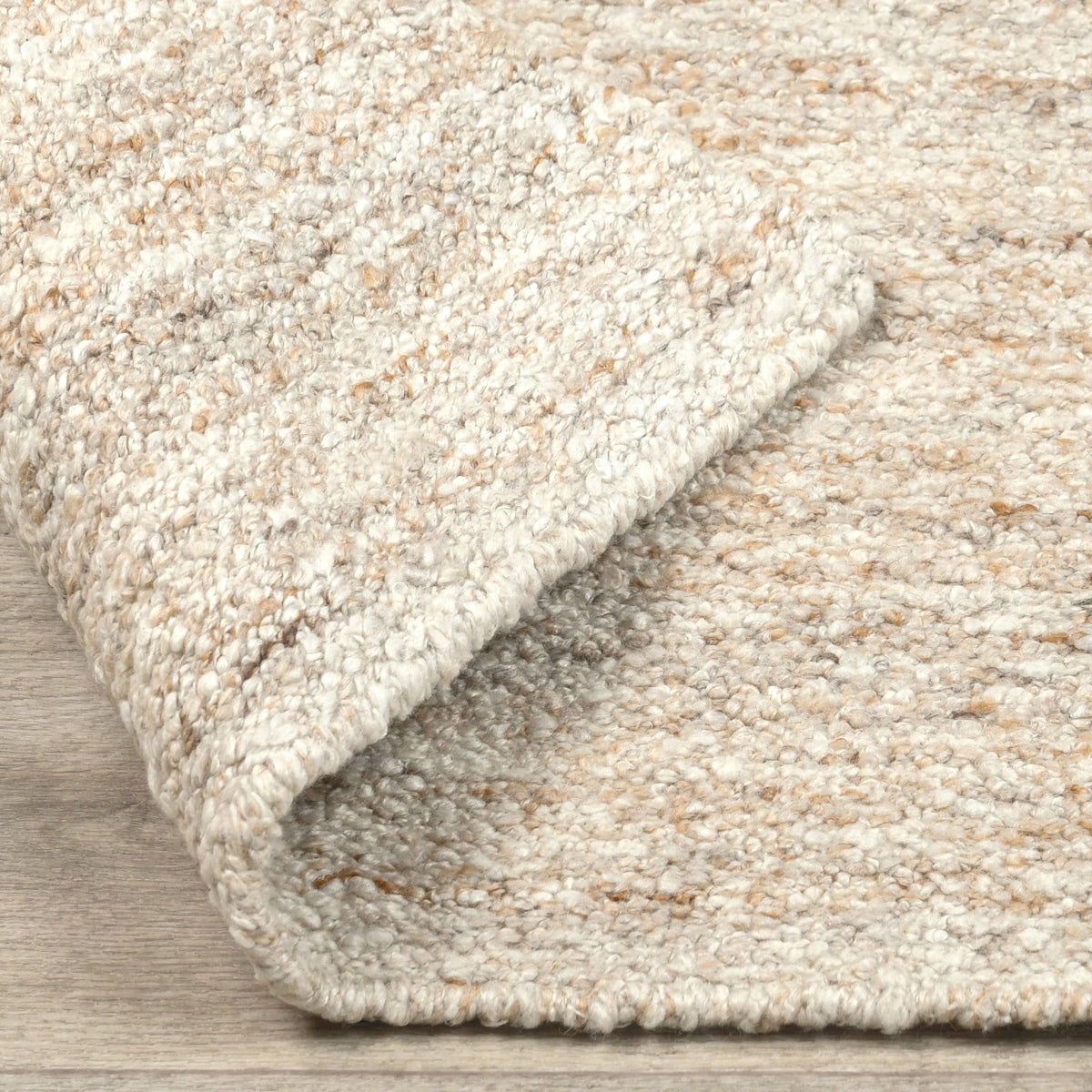 Performance Blythe - 1' x 1' Swatch Rug - Natural