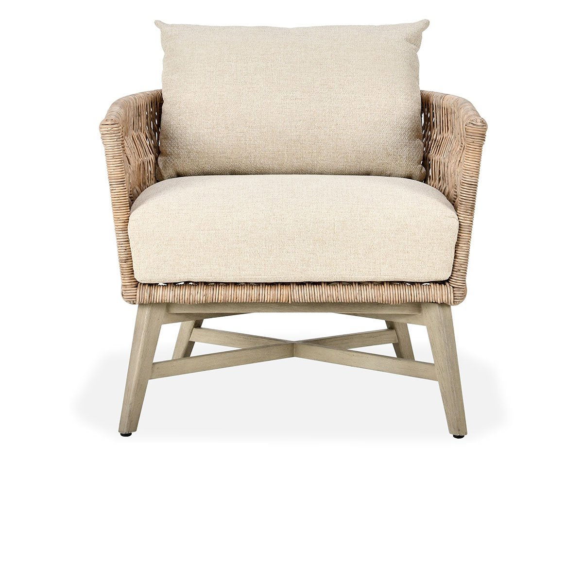 Collins - Outdoor Accent Chair - Natural/Sand