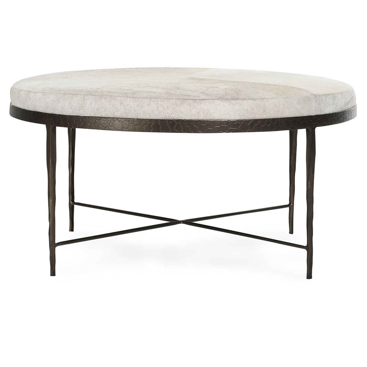 Bose - Hide Round Coffee Table - Ivory