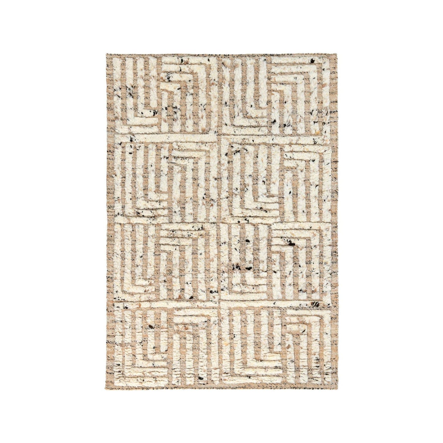 Radiant Oasis - Tuku Area Rug - Natural/Ivory