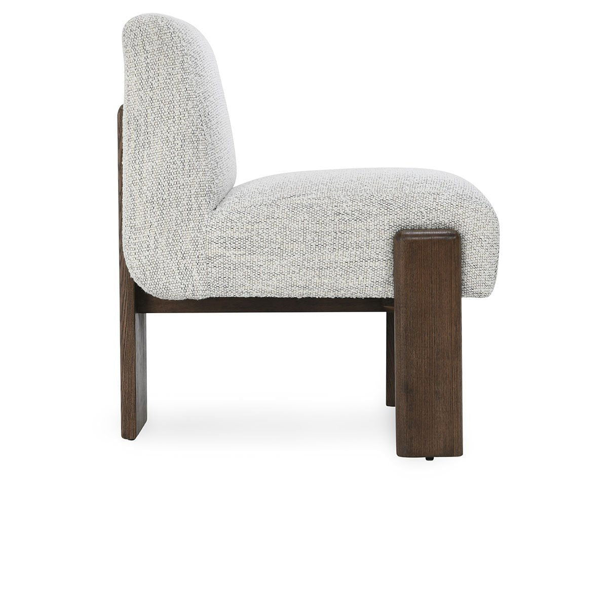Chelsea - Upholstered/Wood Dining Chair - Pixel Ivory