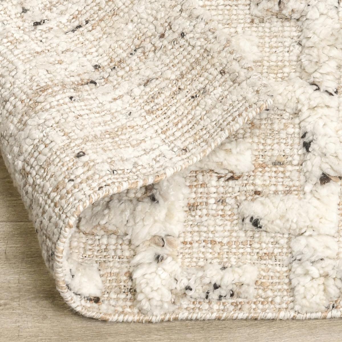 Radiant Oasis - 1' x 1' Swatch Kapala Rug - Ivory/Natural
