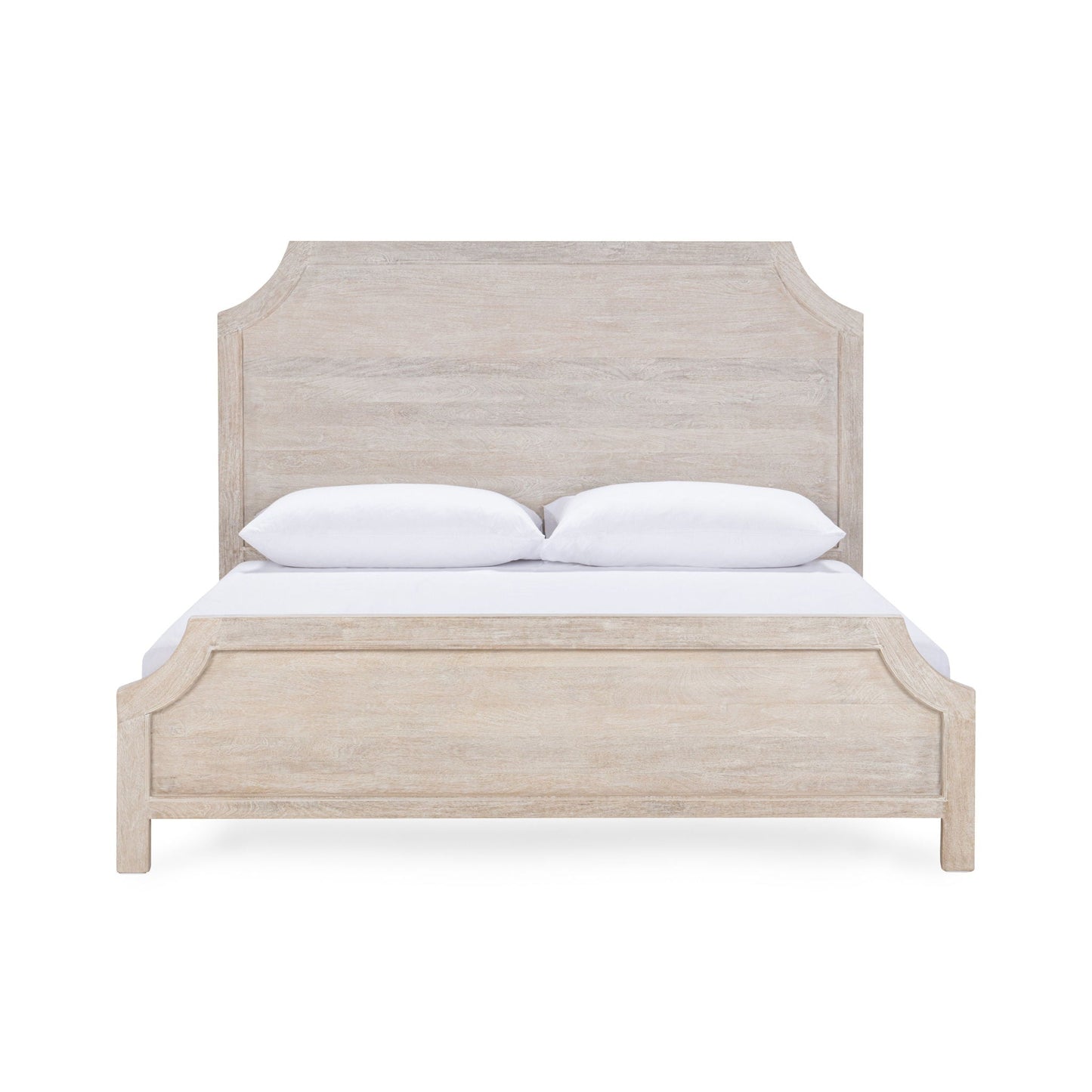 Westmont - Mango Wood Bed Eastern King - White