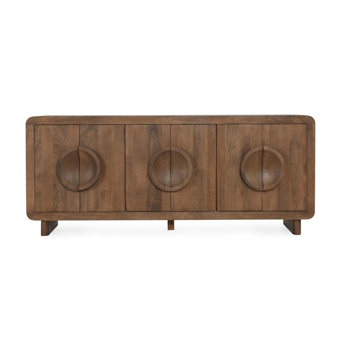 Vally - Mango Wood 6 Door Buffet - Natural