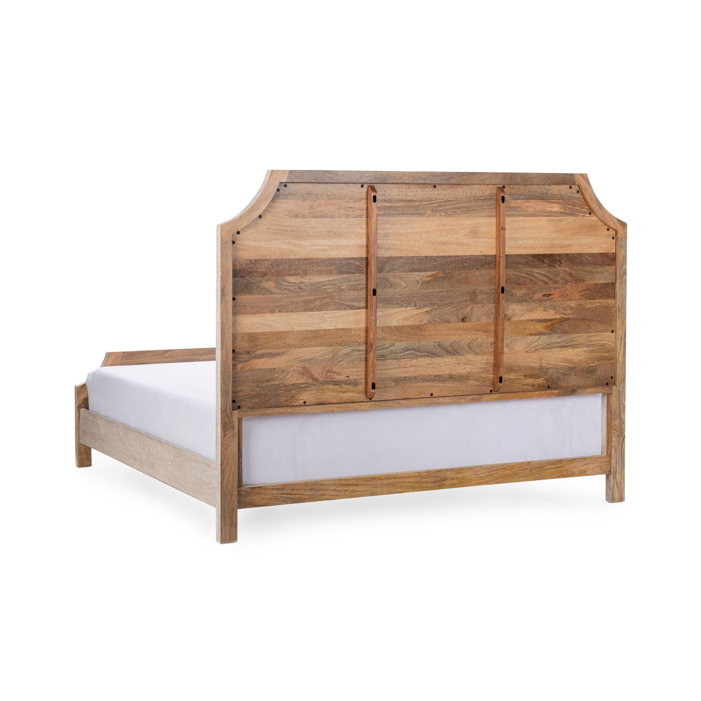 Westmont - Mango Wood Bed Eastern King - White