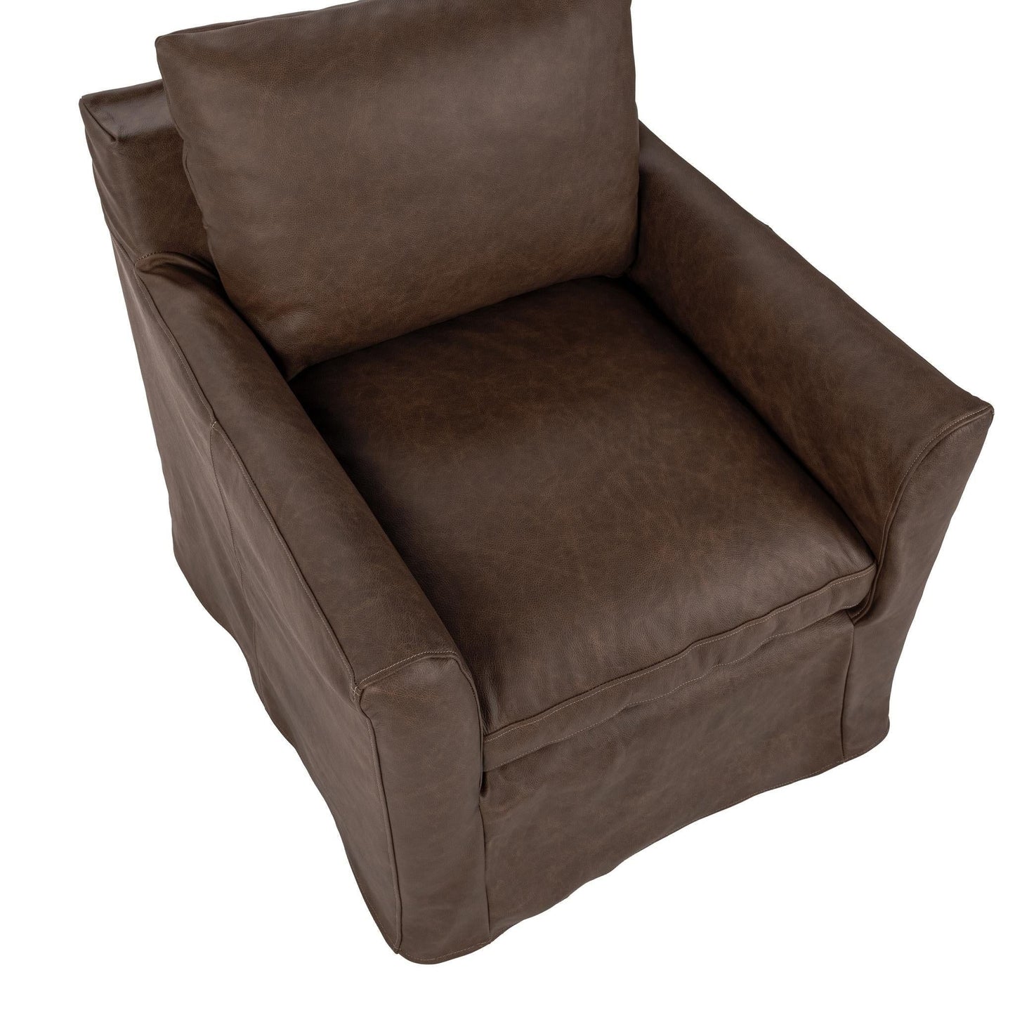 Cassiano - Leather Swivel Chair - El Paso