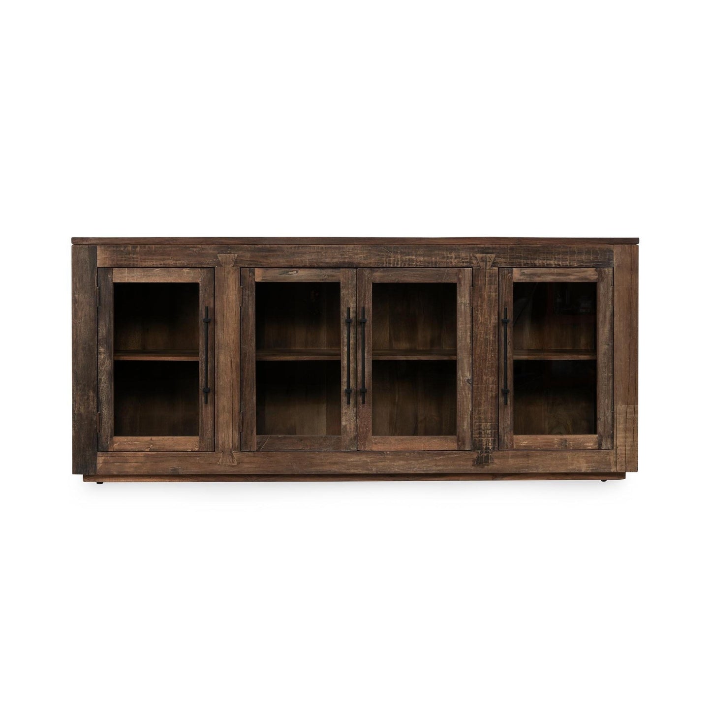 Jett - Reclaimed Wood 4 Door Cabinet - Natural