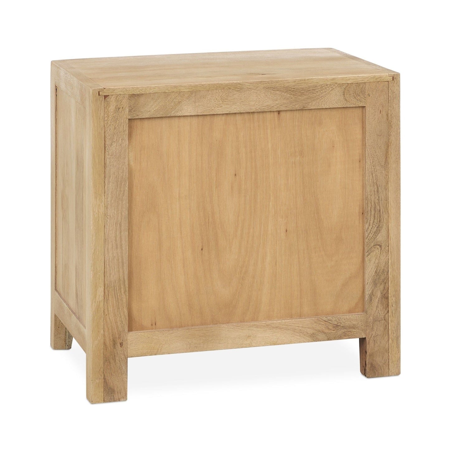 Laguna - Mango Wood 2 Drawer Nightstand - Natural