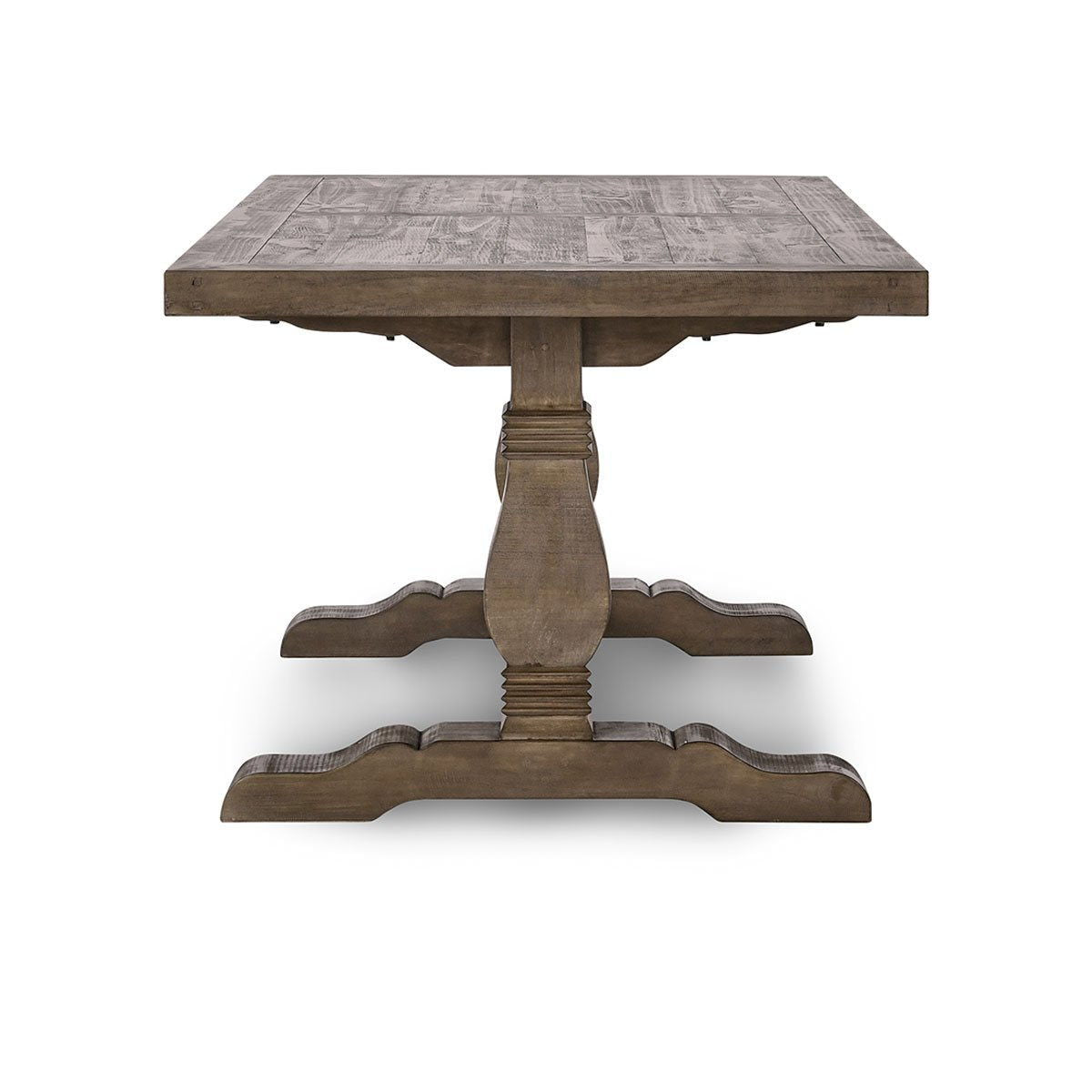 Caleb - Solid Wood Rectangle Dining Table - Brown