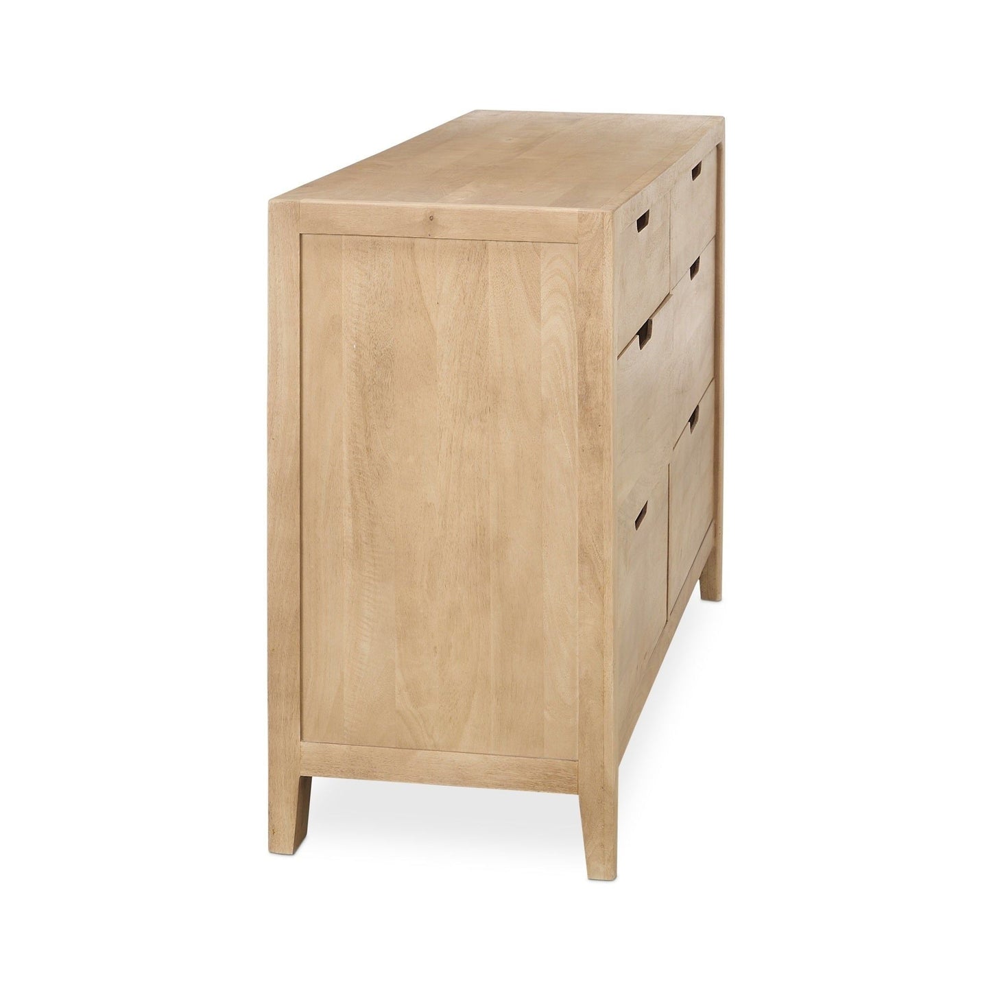 Laguna - Solid Wood 6 Drawer Dresser - Natural