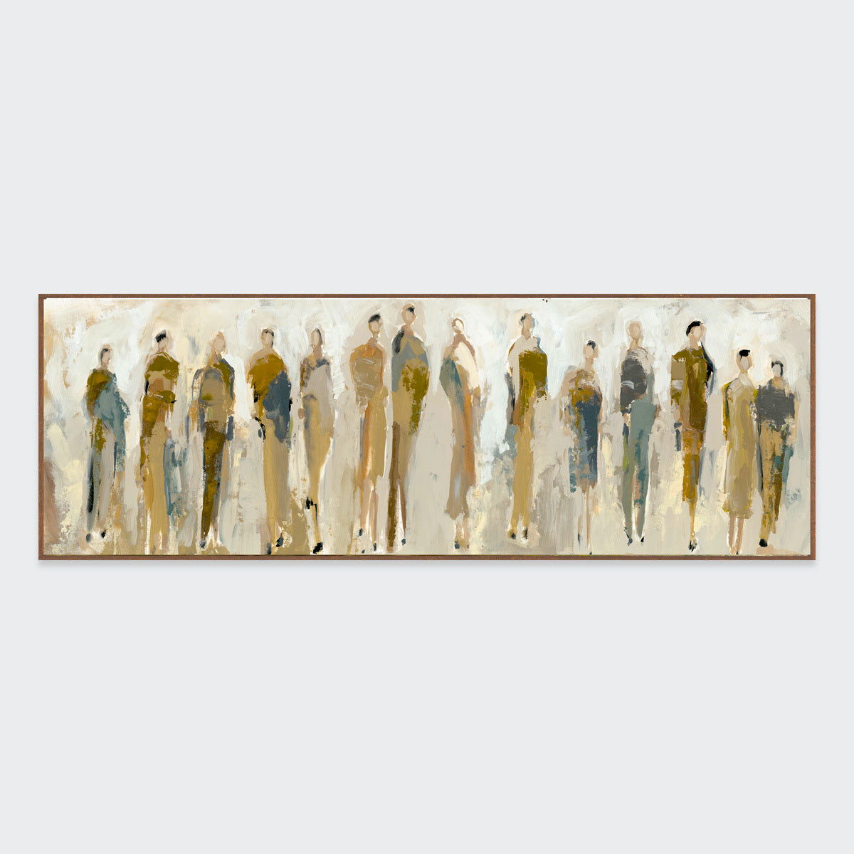Mass - Painting Art 72' x 24' By Buddy Whitlock - Neutral