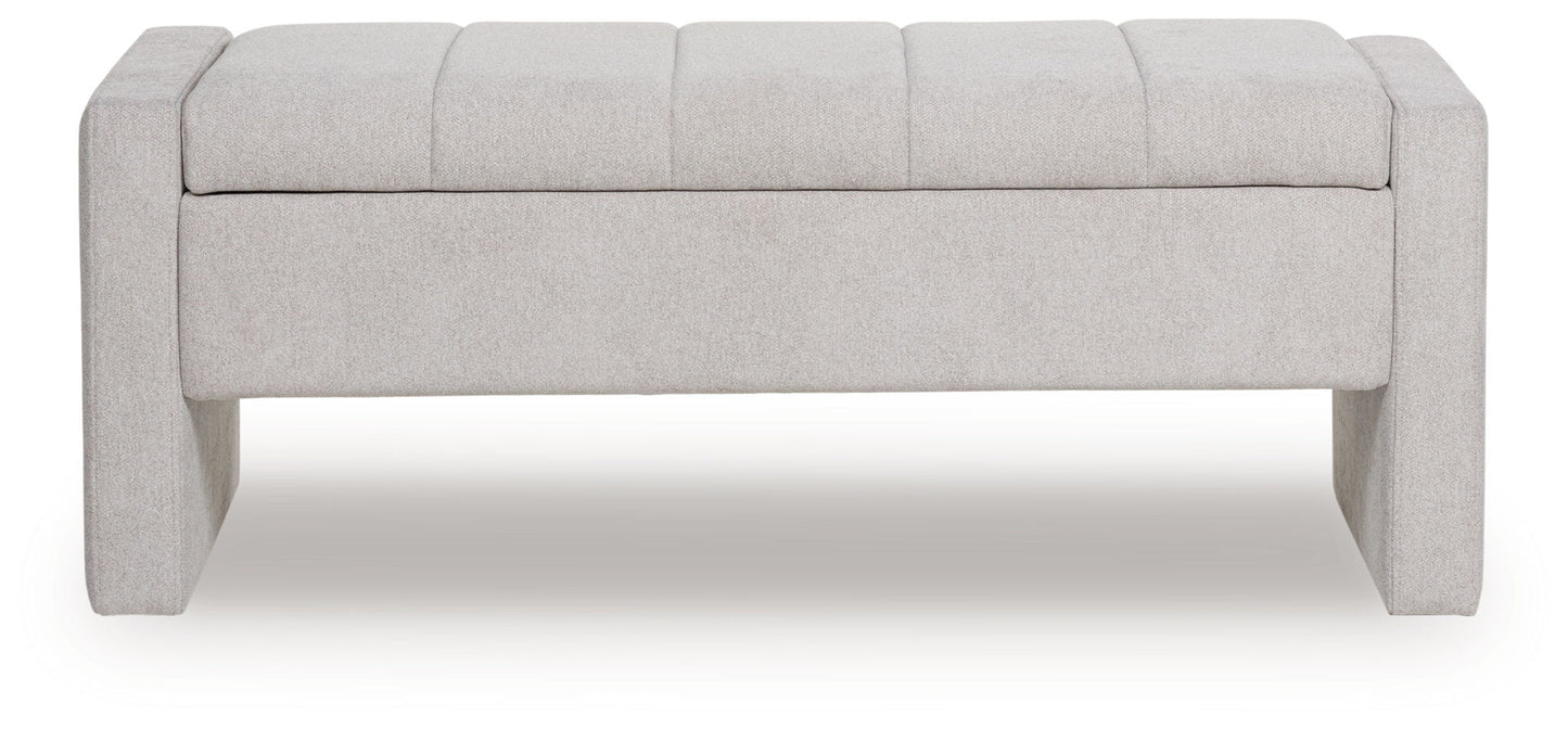 Akselman - Gray - Storage Bench