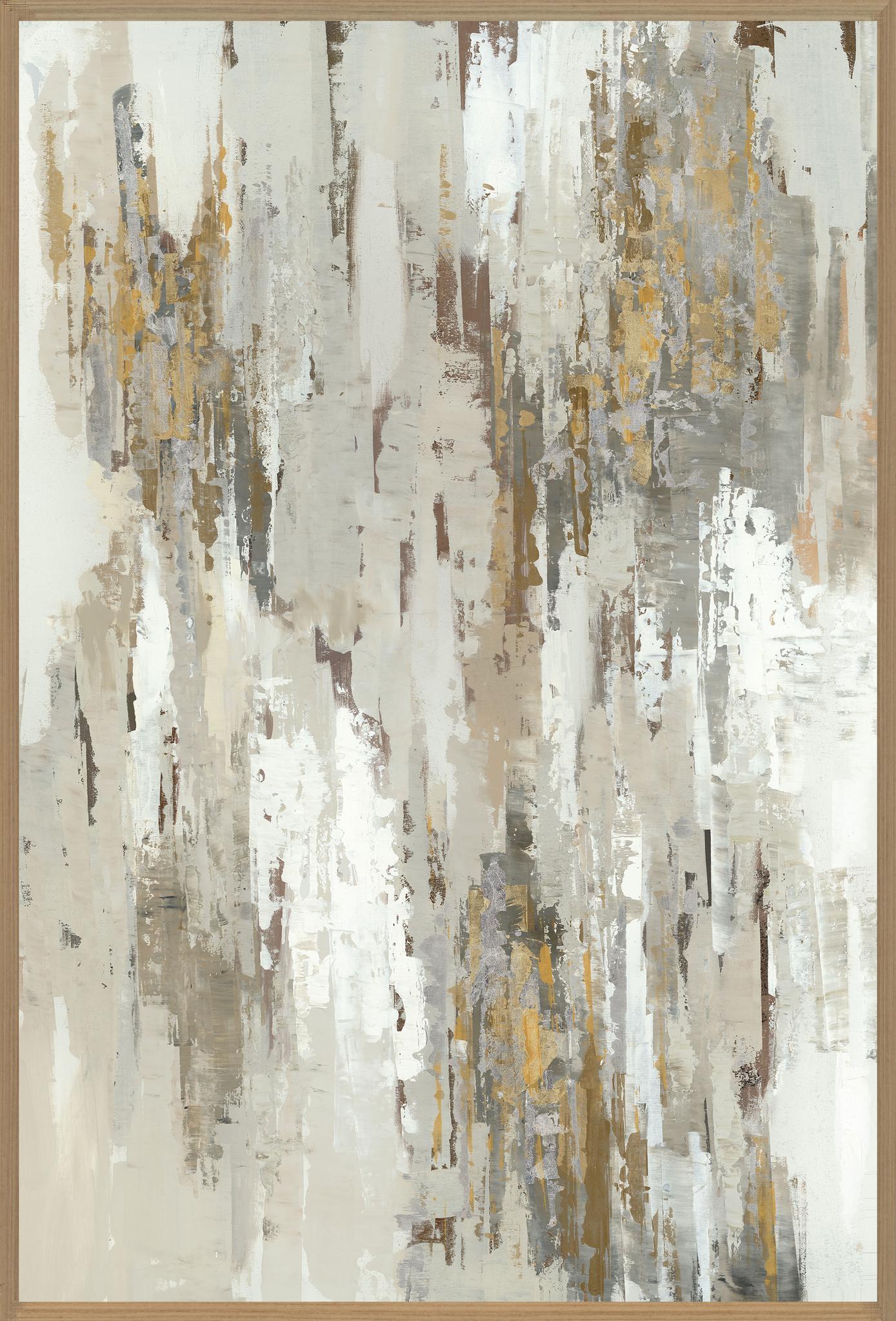 Glow - 48 x 72 River Painting By Buddy Whitlock - Gold
