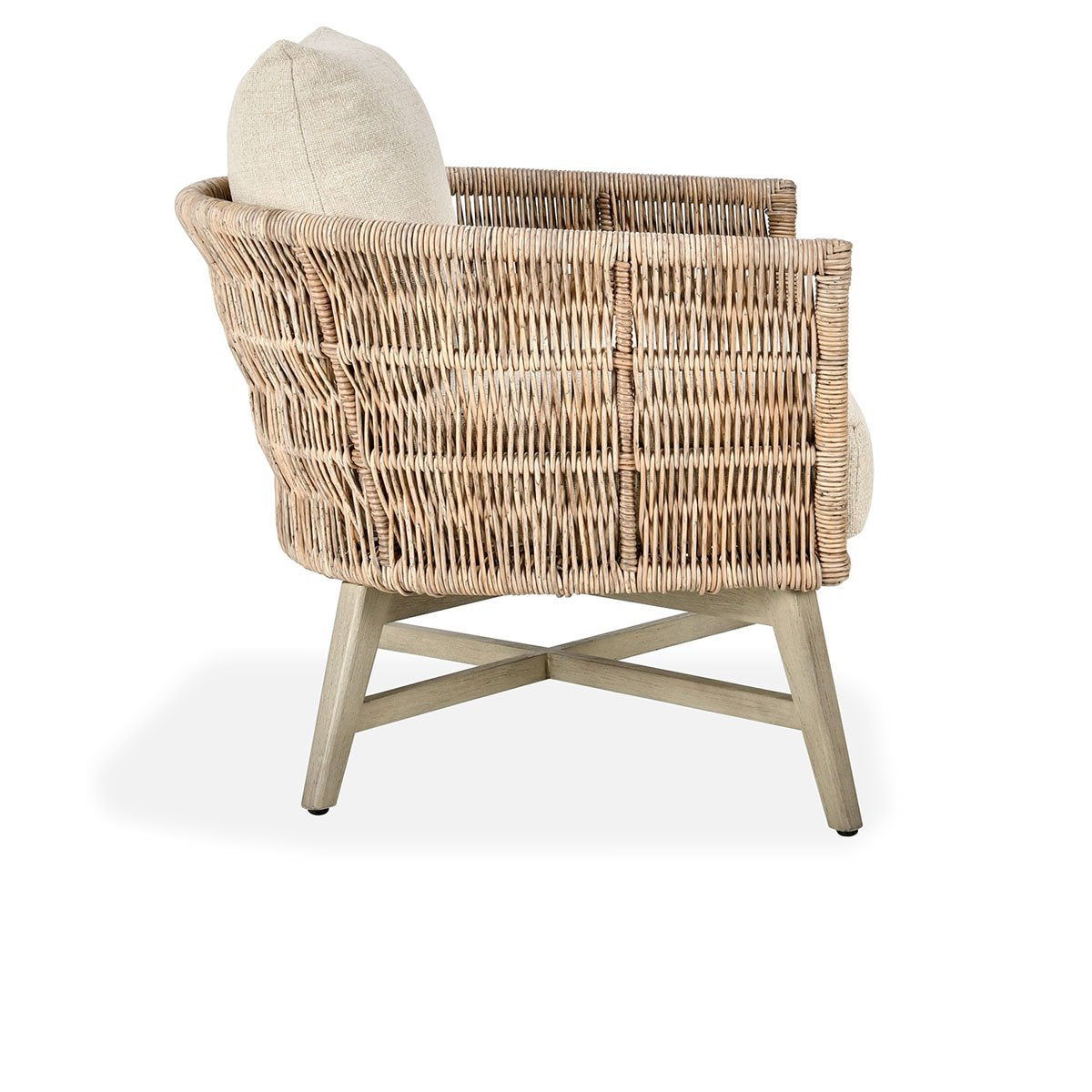 Collins - Outdoor Accent Chair - Natural/Sand