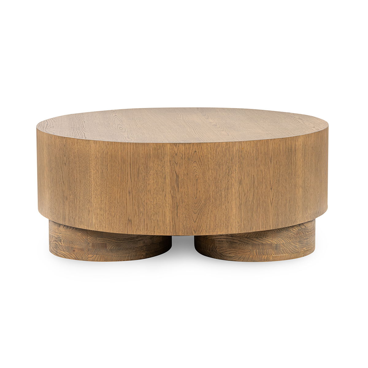 Runa - Oak Veneer 42 Coffee Table - Latte Brown