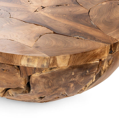 Garford - Teak Wood 40 Coffee Table - Natural