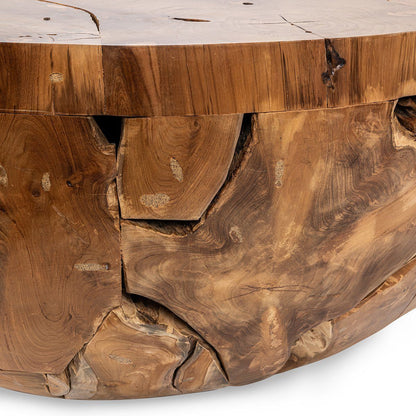 Garford - Teak Wood 40 Coffee Table - Natural