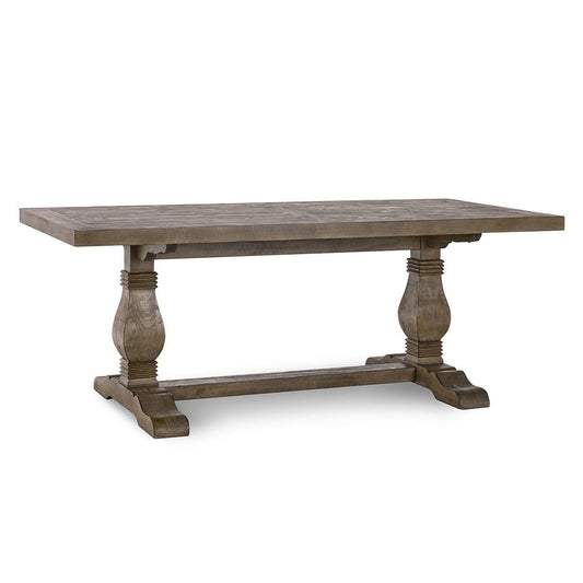 Caleb - Solid Wood Rectangle Dining Table - Brown