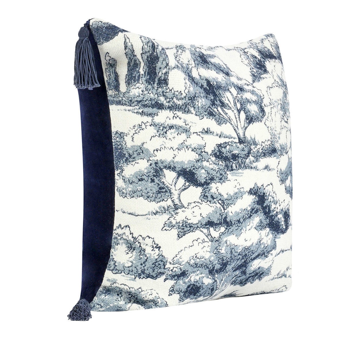 Timeless - TL Stonework Pillow - Denim Blue