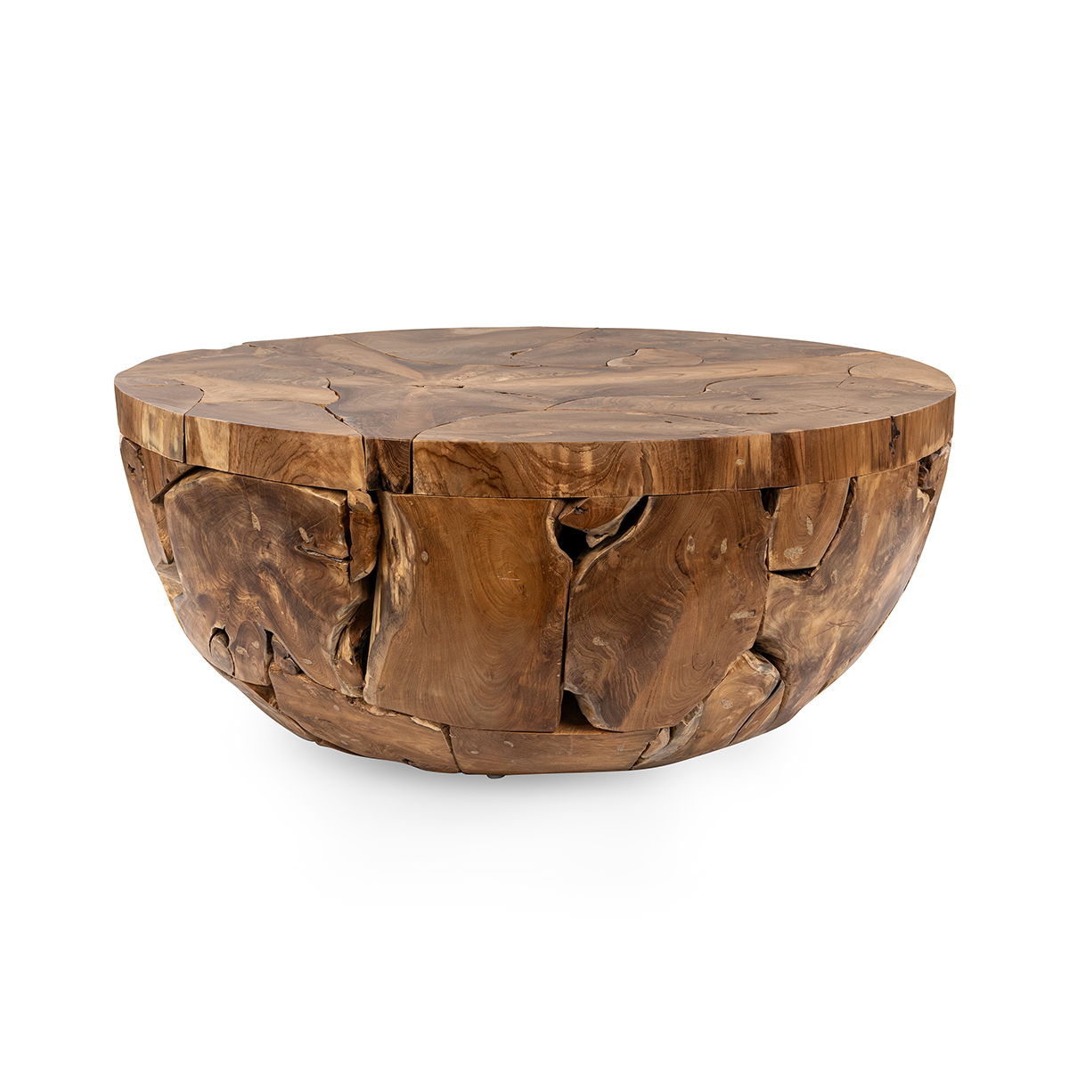 Garford - Teak Wood 40 Coffee Table - Natural
