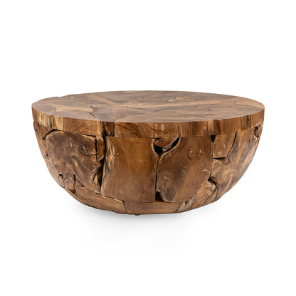 Garford - Teak Wood 40 Coffee Table - Natural