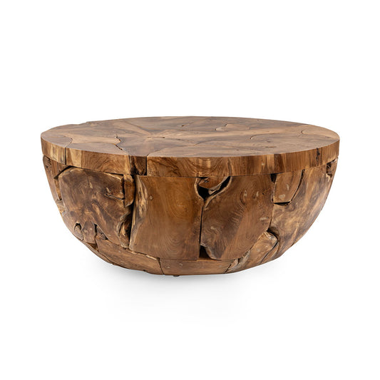 Garford - Teak Wood 40 Coffee Table - Natural