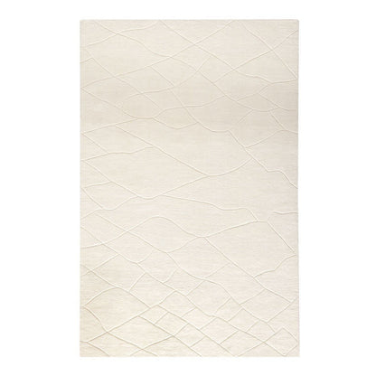 Renewed - Lucerne Wool Area Rugs - Ivory/White