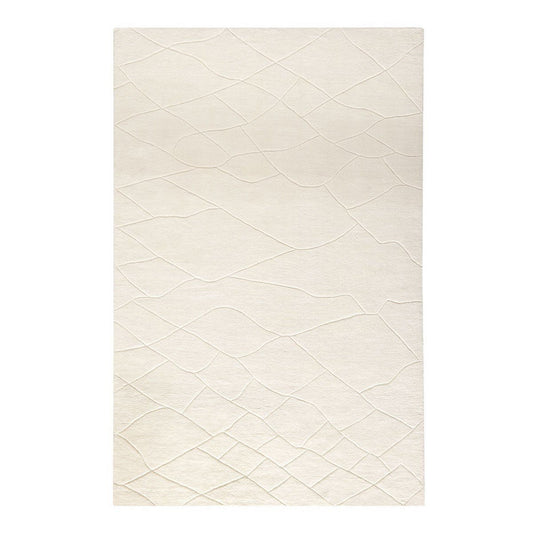 Renewed - Lucerne Wool Area Rugs - Ivory/White