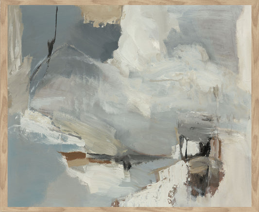 Wake - 48 x 72 Painting By Buddy Whitlock - Blue