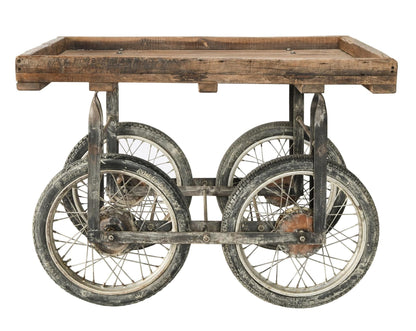 Wd Cart On Wheel - Natural