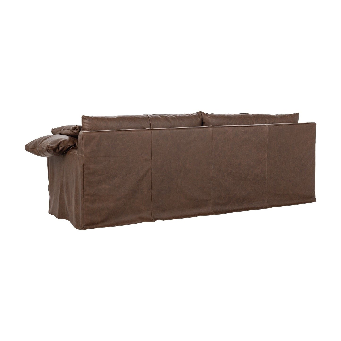 Cassiano - Leather Slip Cover Sofa - El Paso
