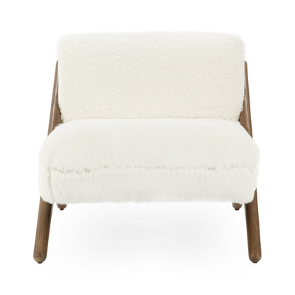 Georgia - Upholstered Accent Chair - White
