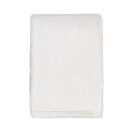 Throws - 50 x 70 TC Taiga Faux Fur Throw - Ivory