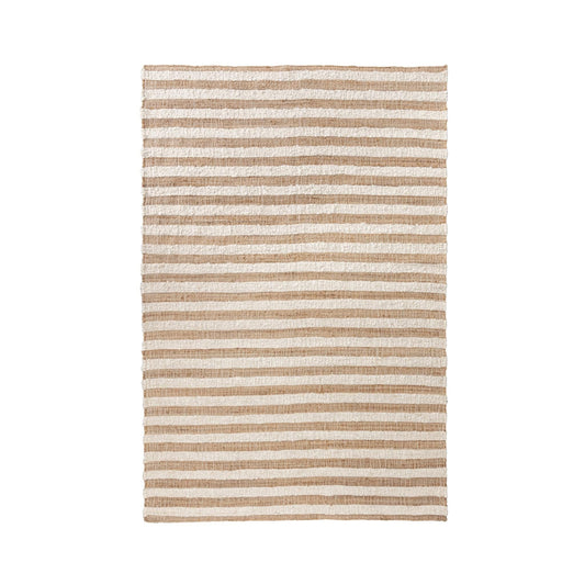Rhodes - 1' x 1' Area Rug - Stripe Natural/Ivory