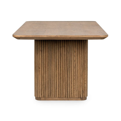 Vander - Oak Wood 84 Dining Table