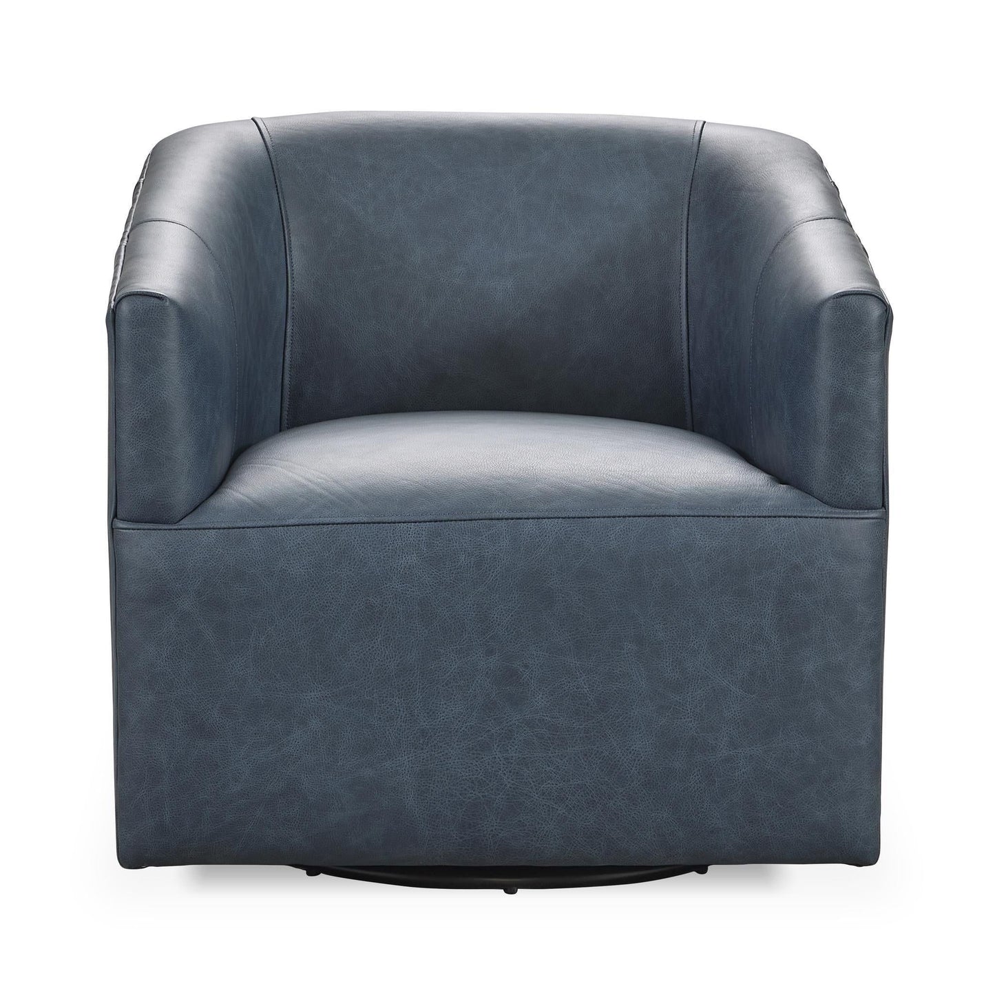 Vernon - Top Grain Leather Swivel Chair El Paso