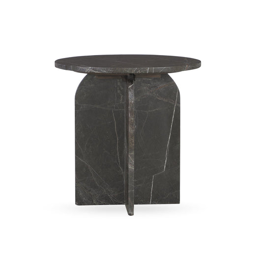 Briley - Marble Round Accent Table Small - Green